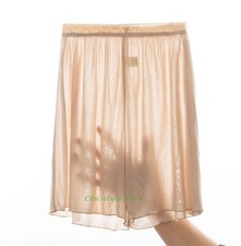 Women's 100 Pure Silk Half Slip Shorts Pettipants Under Skirt Undershorts