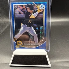 TSUNG-CHE CHENG 2025 BOWMAN CHROME ROOKIES BLUE WAVE REFRACTOR RC /150