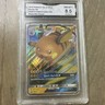 Pokémon TCG Hidden Fates Tins Raichu GX SM213 Black Star Promo Holo GMA 8.5