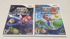 Super Mario Galaxy 1 & 2 Lot (Nintendo Wii, 2007 & 2010) In Good Condition !