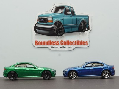 MATCHBOX LOT 2016 ALFA ROMEO GIULIA 2022 BLUE MBX METRO GREEN 2025 ITALIAN ROADS