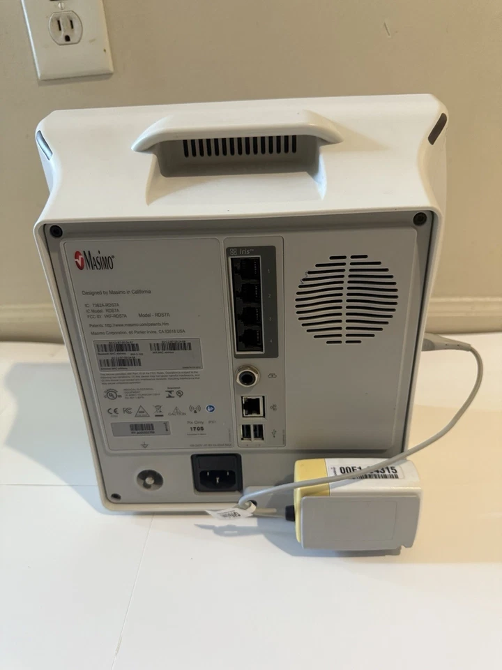Masimo Root RDS7A Patient Monitor with Radical-7 and ISA CO2 Module - Image 4 of 4