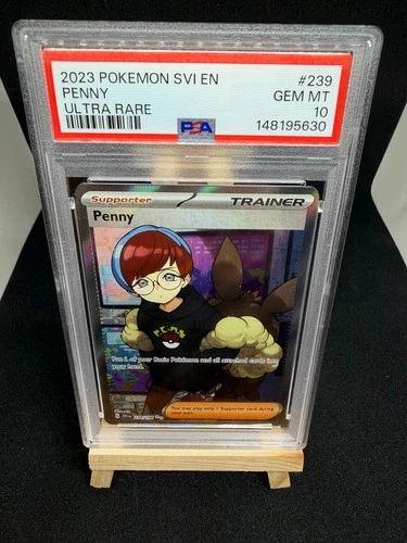 Pokémon Penny #239 PSA 10 Gem Mint 2024 Paldean Fates Ultra Rare