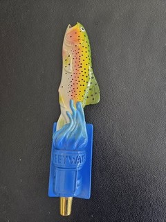 No Reserve Free Shipping. Sweetwater Rainbow Trout beer tap handle.