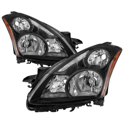 Fit Nissan 10-12 Altima 4Dr Limousine Schwarz Gehäuse Ersatz Headlights S Sr Sl