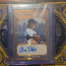 2025 Leaf Bronx Legacy Graig Nettles Bronze Holofoil Autograph 26/35 Yankees