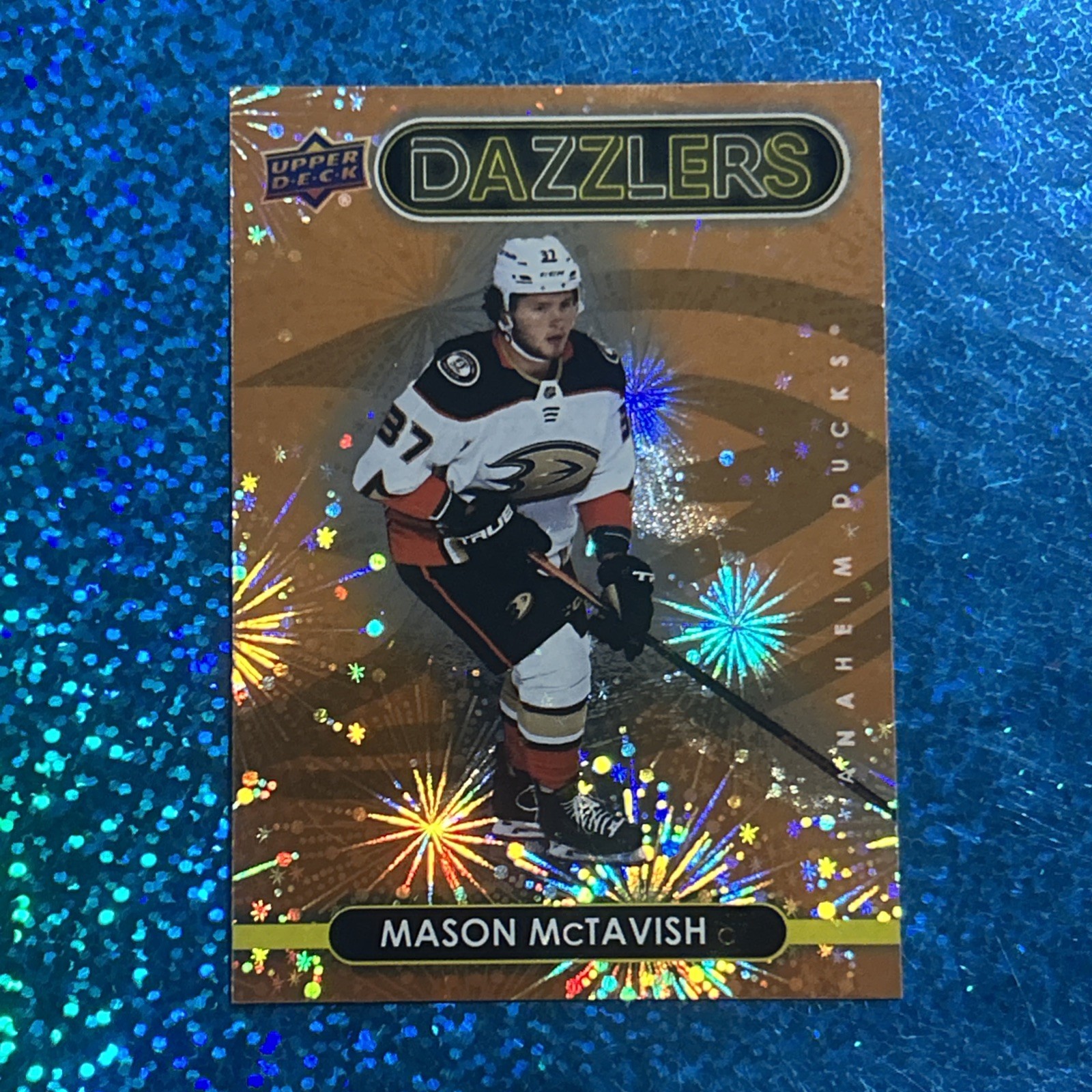 2021-22 Upper Deck Series 2  #DZ-51  MASON MCTAVISH Orange Dazzlers (RC , VAR)