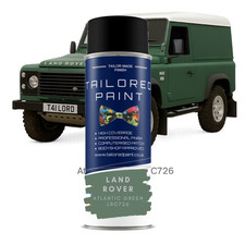 LAND ROVER ATLANTIC GREEN LRC726 COACH ENAMEL AEROSOL SPRAY PAINT DIRECT GLOSS
