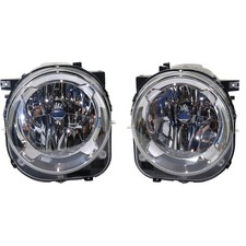 Left and Right Headlights For Jeep Renegade 2015-2018 Halogen with Bulb(s) CAPA