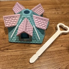 The Quints Replacement Blue House Roof And Lock Key Tyco Vintage 1990