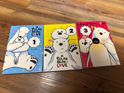 3 Lot Book Polar Bear in Love 1 2 3 Koi Suru Shirokuma) - Paperback By Koromo -