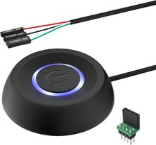 PC Power Button, Desktop Button External Switch ON Off Black