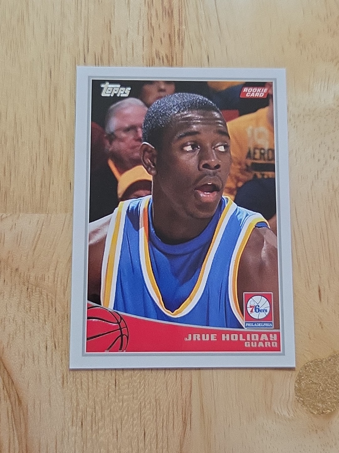 2009-10 Topps JRUE HOLIDAY #330 Rookie Card RC 76ers