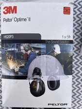 3M Peltor Optime II H520P3 Helmet Attachment Earmuffs Hearing Protection, 2-Pack