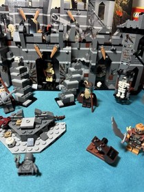 LEGO Hobbit Dol Guldur Battle 79014 & Ambush 79011 Lot w/ Box Manuals & Minifigs