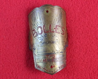 Bolles Bicycle Head Badge Bolles Brendamour Co Cincinnati Ohio