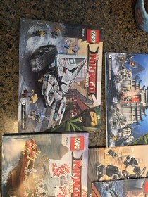 Lot of Lego Ninjago Instruction Manuals For 7 Sets 70615 70617 70616 70632 70613