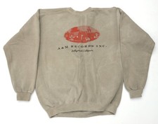 ? Vintage A&M RECORDS Sweatshirt XL Hollywood CA Charlie Chaplin Studios ODE 90s