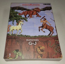 Dungeons & Dragons Classic Collection Monsters G-J New DAMAGED BOX