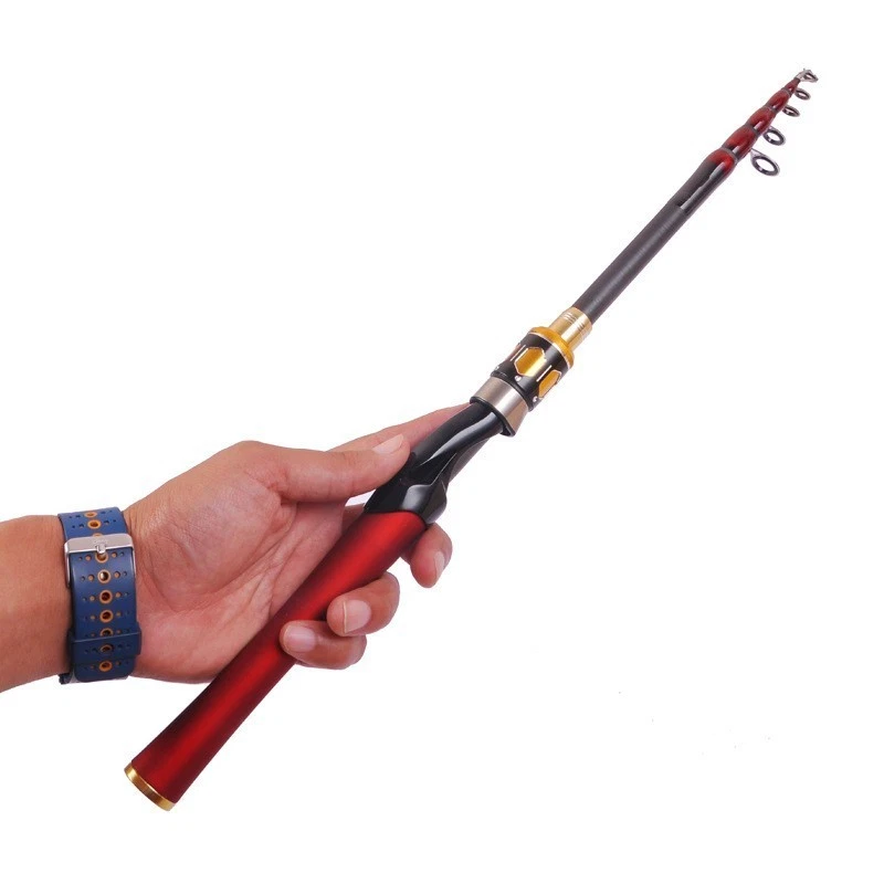Telescopic Fishing Rods Spinning Casting Rod Carbon Fiber Rod Bass Ultra Light