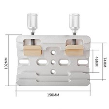Silver Dovetail Clamp Double Fixed Dovetail w...