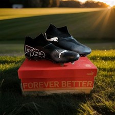 PUMA Future 7 Match+ LL FG/AG Men's Football Boots Black And White Size 9.5 NIB