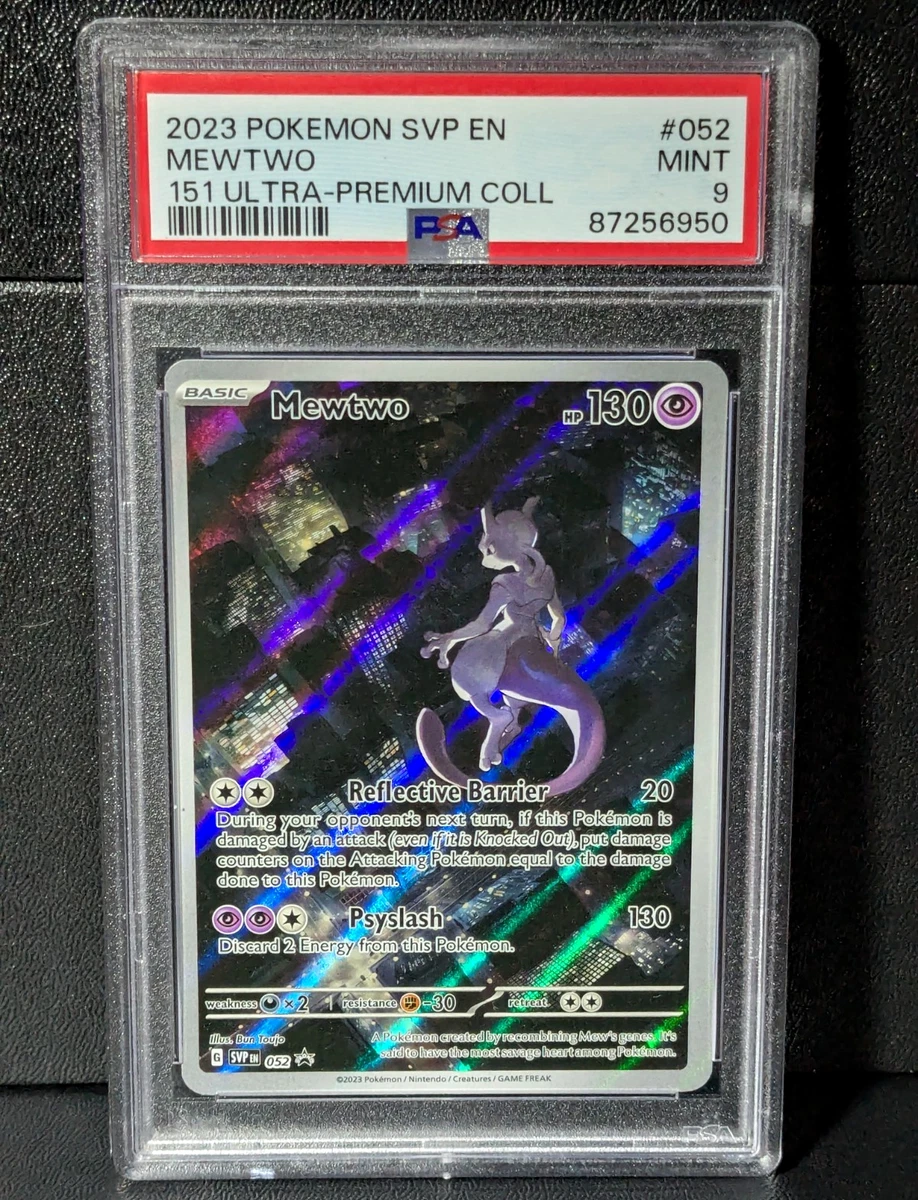 Mewtwo Pokémon TCG Professional Sports Authenticator (PSA) Grade 9