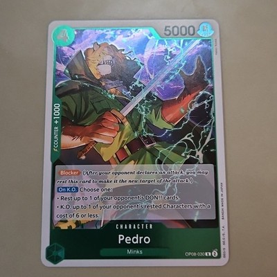 One Piece Pedro (OP08-030/170) OP08 Two Legends NM Foil TCG CCG