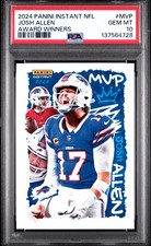 2024 PANINI INSTANT NFL AWARD WINNERS #MVP JOSH ALLEN PSA 10