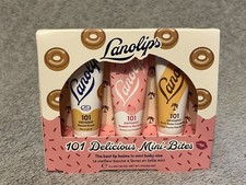 LANOLIPS GIFT SET MULTI BALM DONUT RASPBERRY 101 OINTMENT NATURAL DRY LIPS SKIN