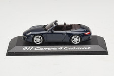 Wap02015216-p1 Porsche 911 997 Carrera 4 Cabriolet Dark Blue Minichamps 143