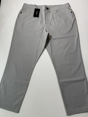 Public Rec Workday 2.0 Pants Mens 36x28 Fog Gray Chino Performance 5 Pockets NWT
