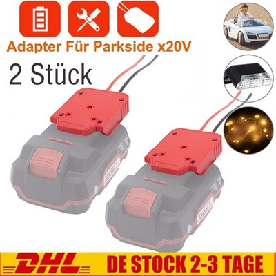 DIY Power Wheels Akku-Adapter für Parkside X 20V Akku 14AWG Spielzeug Rt-2 Stück