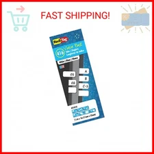 Redi-Tag, RTG31010, Permanent Stick Write-On Index Tabs, 416 / Pack, White, 416 