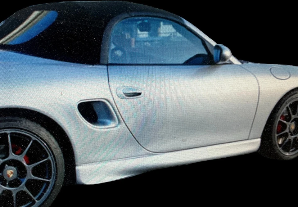 Primed Side Skirts Aero Style For Porsche 986 Boxster 1997-2004 Made in USA - Image 4 of 4