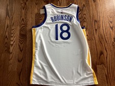 Jerome Robinson Golden State Warriors White Swingman Dri-Fit NBA Jersey-NEW