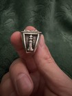 Clocks & Colours Men's 925 Sterling Silver Rook Signet Ring Size 11 No Stone — photo 3