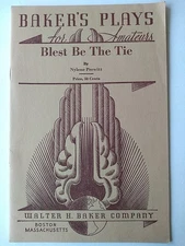 Blest Be The Tie Vintage 1936 Play Script Walter Baker Co Ephemera