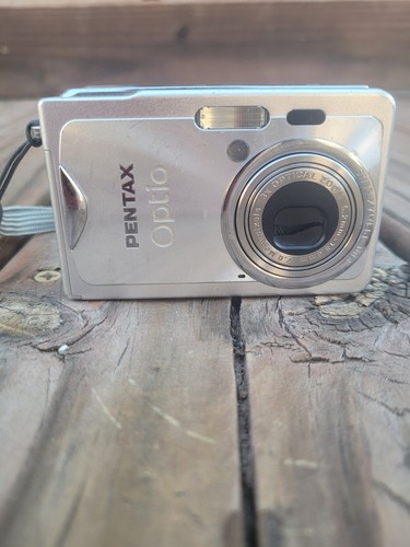 Pentax Optio S7 7.0MP Compact Digital Camera With Battery Works But Has Issues - Picture 3 of 12