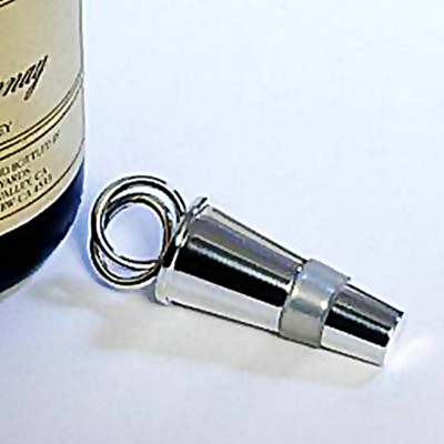 RALPH LAUREN VOWS Bottle Stopper Silverplate Wine Discontinued Gift BRAND NEW