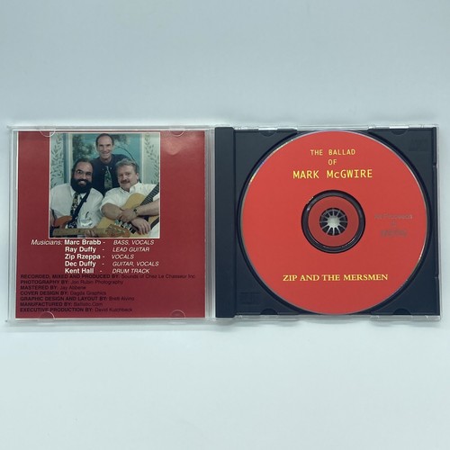 Zip and the MERSmen "The Ballad of Mark McGwire" CD OOP St. Louis Cardinals MLB - Picture 3 of 4