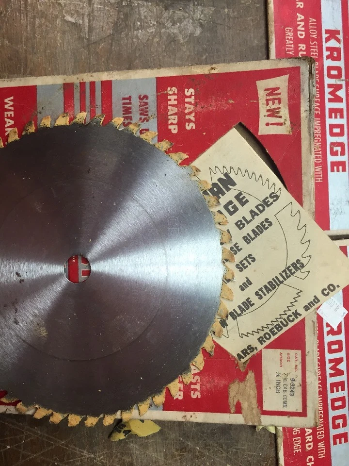 Lote de 6 hojas Craftsman Kromedge Dado Foto 3 de 4