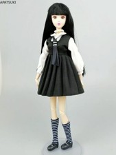 Fashion Doll Clothes Set For 11.5" 1/6 Doll Costume Students Suit Dress Outfits