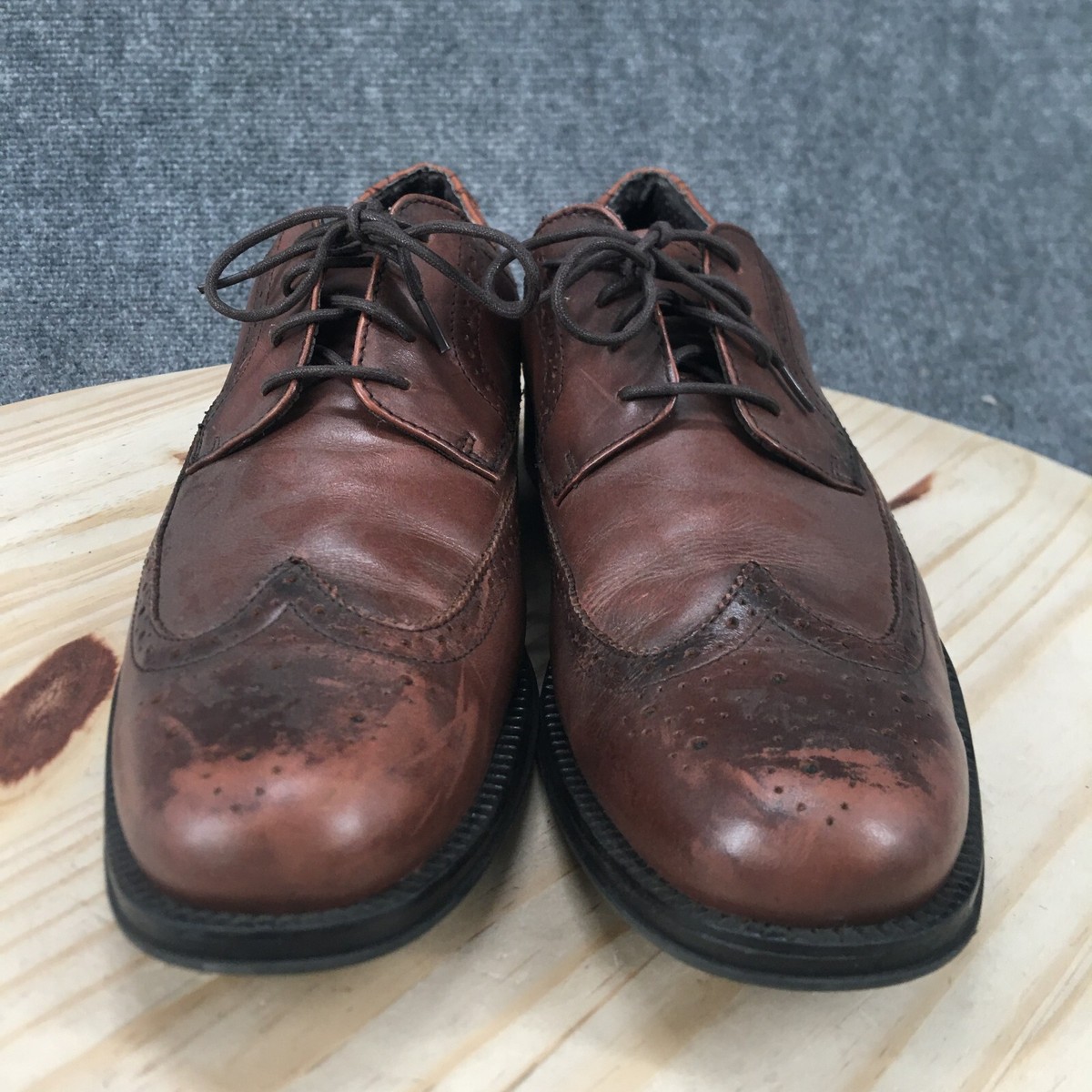 Dockers Dress Shoes Mens 12M Moritz Oxford Wingtip Brown  display picture 2