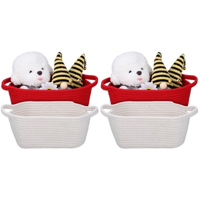  2 Count Aufbewahrungskorb Square Storage Baskets Schrankspeicher Baby