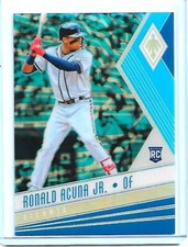 2018 Panini Chronicles Phoenix Carolina Blue 29/50 Ronald Acuna Jr #21 RAW MINT