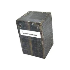 Ebony Bottle Stopper 1.5x1.5x3 - Turning Wood Blank - Free US Shipping