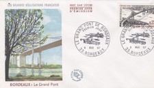 FRANCE 1967 FDC LE GRAND PONT DE BORDEAUX YT 1524