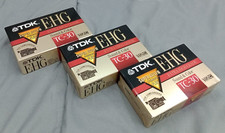 SEALED Lot TDK EHG Camcorder Tape TC-30 VHS-C Sound and Color