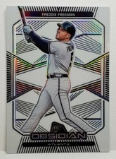 2020 Panini Obsidian Freddie Freeman SSP /8 ELECTRIC ETCH CONTRA REFRACTOR MVP🌠